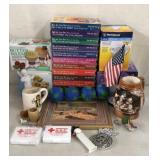 Misc Lot - Mugs, Art, Pez etc