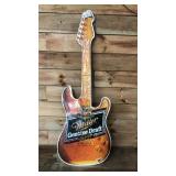 48' Miller Genuine Draft Guitar Tin Sign