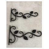 2 Metal 12' Plant Hooks