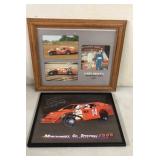 2 Leroy Haney Framed Pictures Autographed