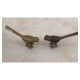 2 Brass Birds 4'