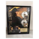 Framed Clint Black CD Sales Award