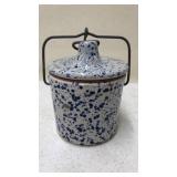 Cheese Spatterware Crock 6'