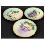 3 Limoges /  Bavaria 7.5' Plates