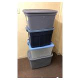 4 Storage Totes