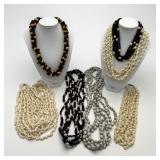 7 MC shell necklaces