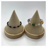 2 sterling bracelets