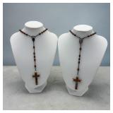 2 old rosaries Italy and France