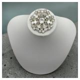 Antique Weiss rhinestone brooch