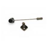 10K gold SW bell stick pin & pendant .181oz