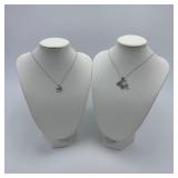2 Sterling necklaces