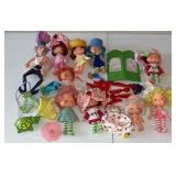 Strawberry shortcake and friends toys lot