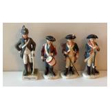 4 lefton British & Continental soldier figures