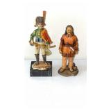 Prussian soldier & woodsmen Italy figures