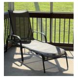 Lounge patio chair metal frame