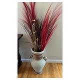 Ceramic Vase and Foliage 48' overall