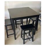 Table with 4 Stools 36 x 36 x 36