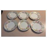 6 antique B.R.C. Moliere Germany plates