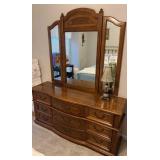 Nice Dresser and Mirror 64 x 30 x 18