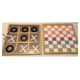 Checkers and Tic Tac Toe Boards 20 x 20