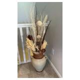 Ceramic Vase and Foliage 48' overall