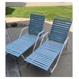 2 Patio Loungers