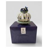 JM McCall blue sky Blueberry tealight holder