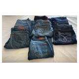 7pr Womenï¿½s Calvin Klein Denim Pants / Shorts