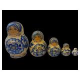 5pc wooden Russian nesting set
