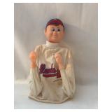 1989 celluloid Atlanta Braves puppet