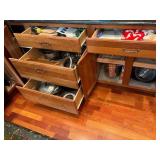 Kitchen drawers under stove loaded!