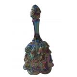 7' fenton carnival glass bell