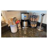 Spice rack, electric can opener, etc.