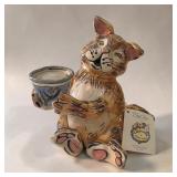 Heather goldminc blue sky cat candlelight