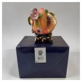JM McCall blue sky peach tealight holder