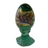 Fenton emerald solid glass egg 163/3000