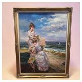 Signed Henry Bretz oil on canvas