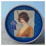 13' pabst blue ribbon beer metal tray P-1489