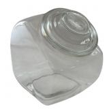 8' glass country store candy jar