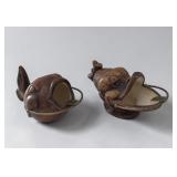 6' MC ceramic fish ashtray smoke set