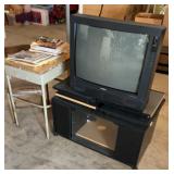 Magnavox Tube Tv, Stand, Old School Desk