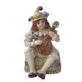 Schmid ceramic Victorian lady statue