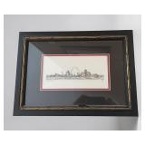 Signed John Pils city of St. Louis artwork