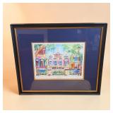 Signed M. Lowrey watercolor 163/1000