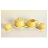 Fiesta sunflower yellow creamer sugar S&P