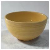6' McCoy pottery yellow beehive mixing bowl