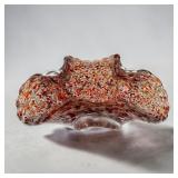 8' bubble trap glass candy dish