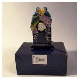 JM McCall blue sky Wisteria standing clock