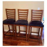 3 Bar Stool Chairs - 30' Seat height