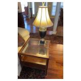 End Table and Lamp